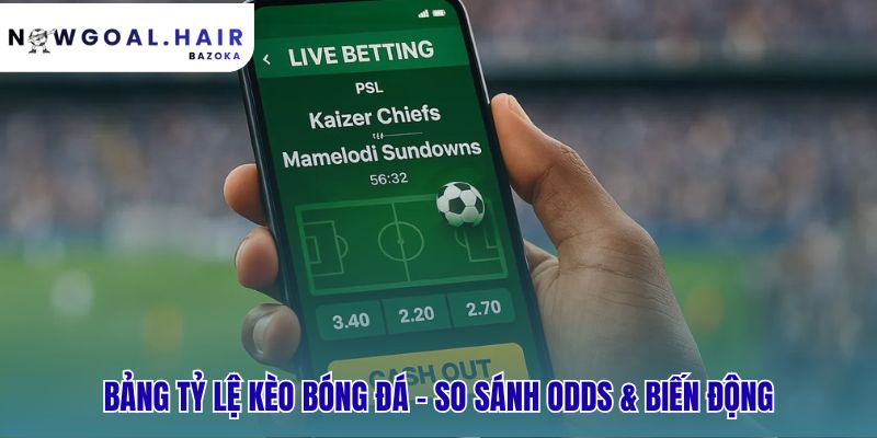 Bảng tỷ lệ kèo bóng đá so sánh nhanh odds chấp 1X2 và O/U